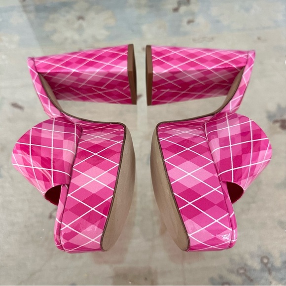 LARROUDE Brand New Dolly Argyle Platform Mule Size 6 - Picture 6 of 9